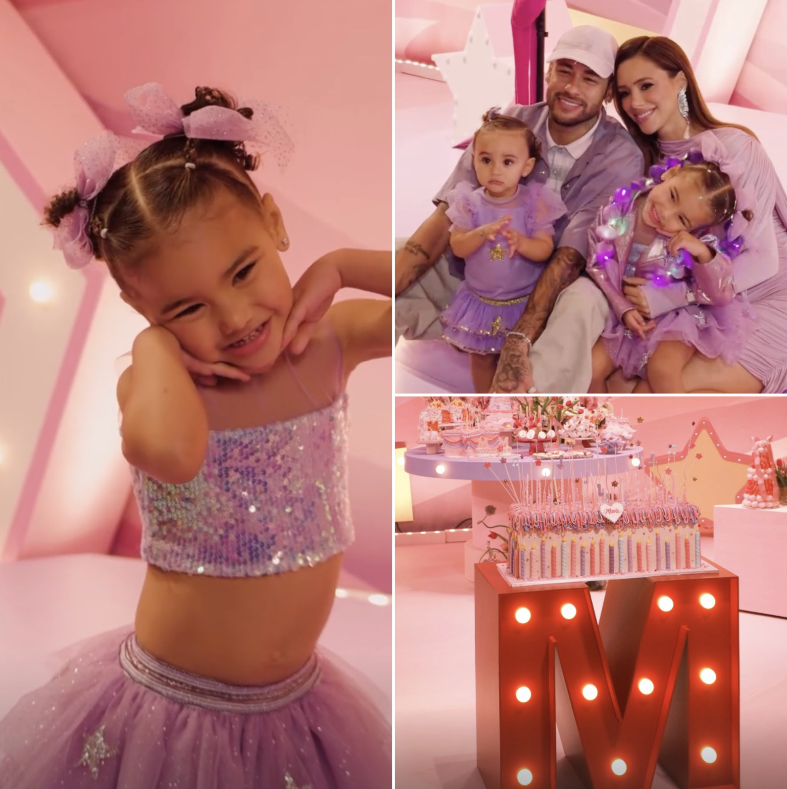 Filha de Neymar e Bruna Biancardi completa 3 anos e ganha festa luxuosa em São Paulo; veja