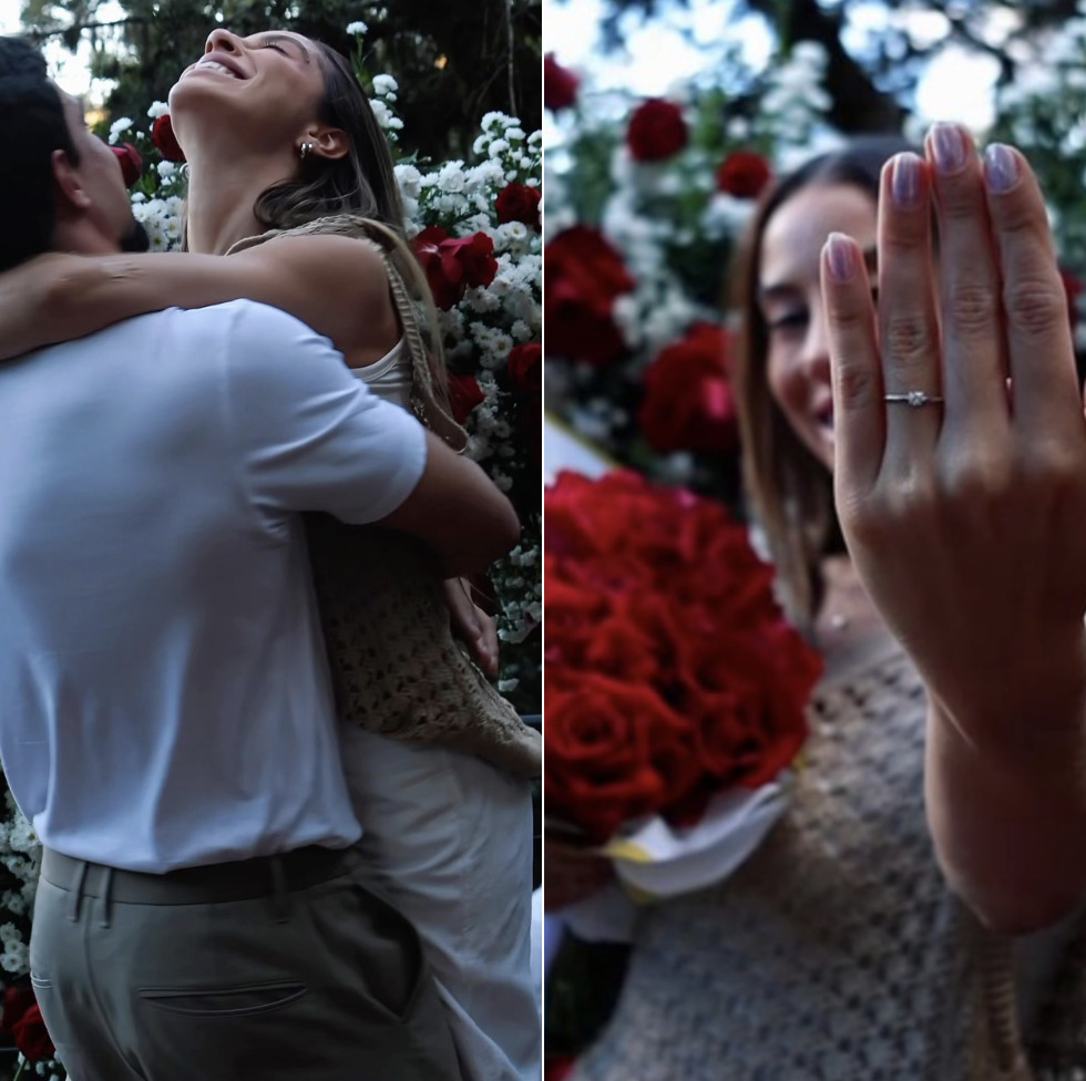 Campeã do ‘BBB’ é pedida em casamento com surpresa romântica: “Nosso para sempre”
