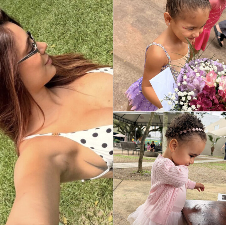 Grávida, Bruna Biancardi exibe barriga e mostra momento fofo com as filhas Mavie e Mel