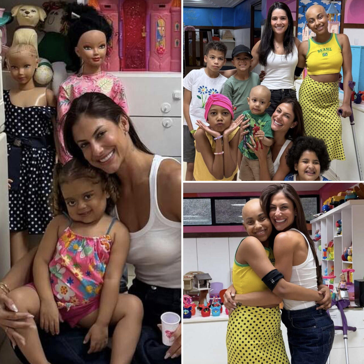 Mari Gonzalez se emociona ao visitar crianças com câncer em Salvador: “Que nunca falte esperança”