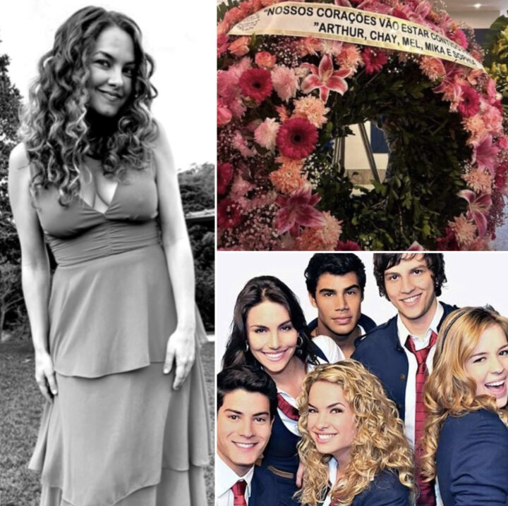 Elenco de Rebelde se despede de Lua Blanco com coroa de flores e mensagem especial
