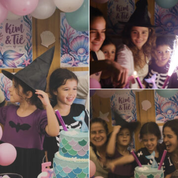 Nanda Costta e Lan Lanh celebram 5 anos das filhas gêmeas com festa intimista; veja