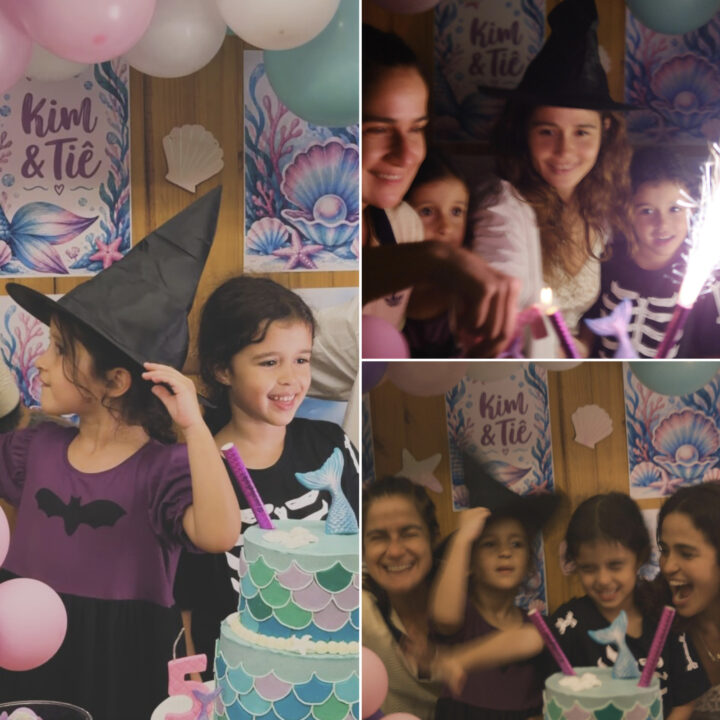 Nanda Costta e Lan Lanh celebram 5 anos das filhas gêmeas com festa intimista; veja