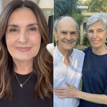 Fátima Bernardes acompanha os pais na votação durante segundo turno das Eleições 2026