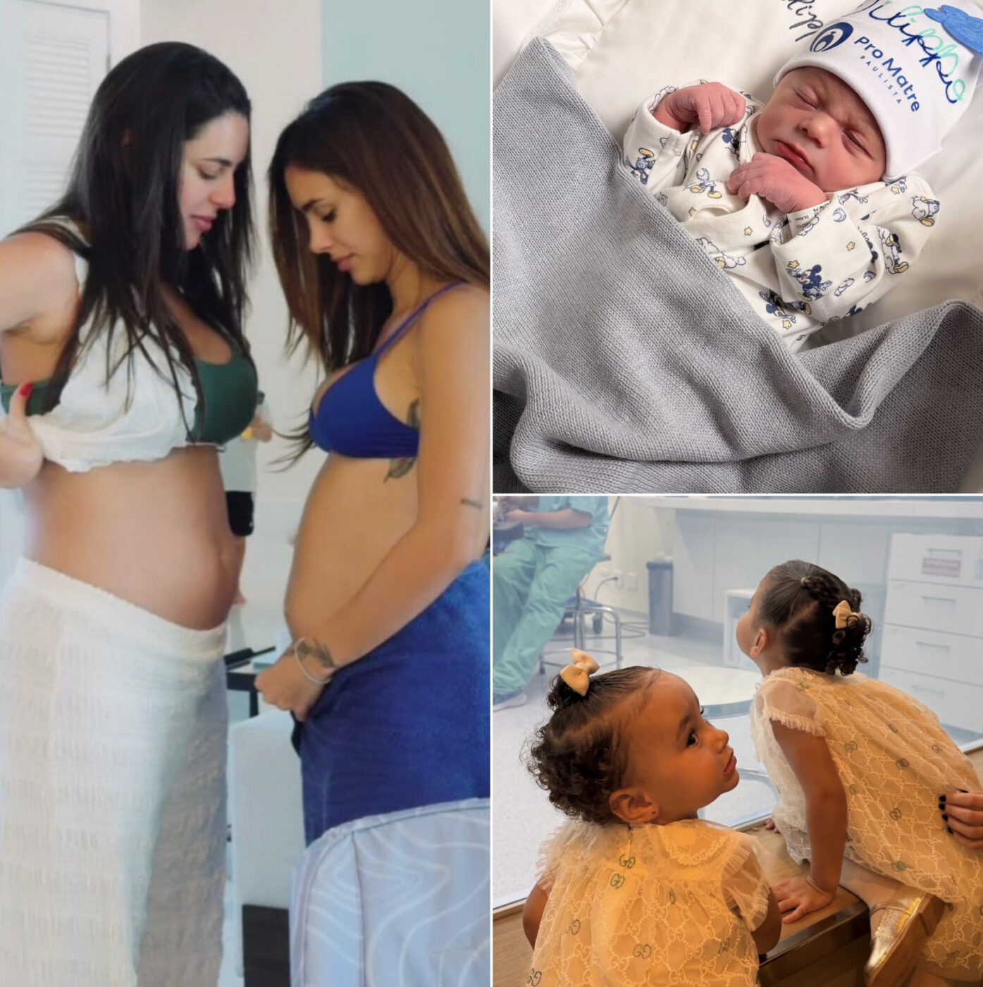 Bruna Biancardi anuncia nascimento do sobrinho e mostra ida à maternidade com as filhas: “Nosso menininho chegou”
