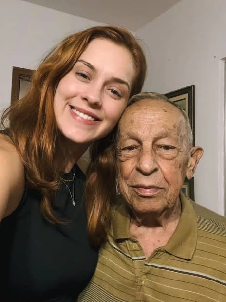 Sophia Abrahão lamenta morte do avô Geraldo: ‘Meu maior presente’