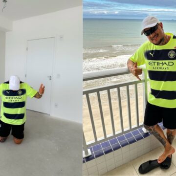Ex-vendedor de rua, cantor realiza sonho de infância e conquista refúgio de frente para o mar