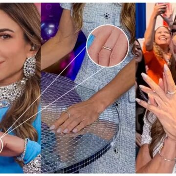 Patrícia Abravanel surge sem aliança após o marido Fábio Faria frequentar festinhas com Vorcaro