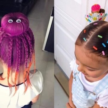 Dia do Cabelo Maluco para meninas: 30 penteados fáceis e rápidos para sua filha arrasar na escola em 2026
