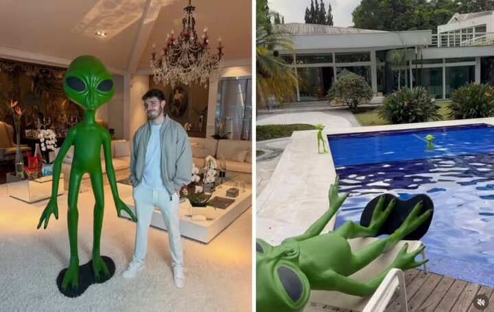 Filho de Gugu, João Augusto revela detalhes da casa onde o apresentador viveu com coleção de ETs