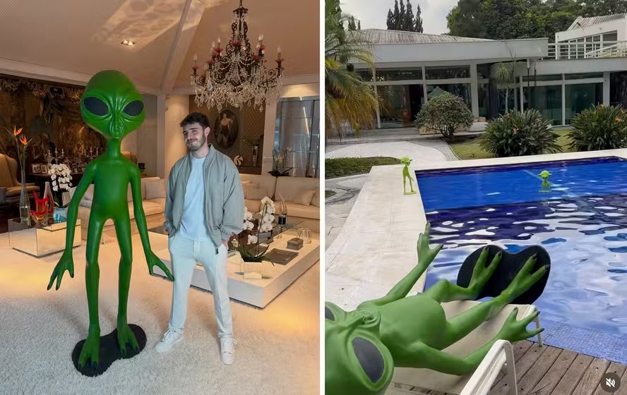 Filho de Gugu, João Augusto revela detalhes da casa onde o apresentador viveu com coleção de ETs