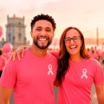 Baiano corre maratona em Lisboa para celebrar recuperação da mãe após câncer de mama
