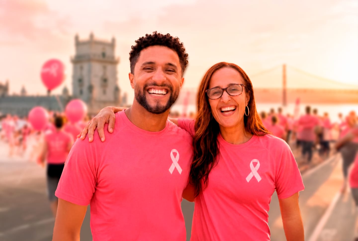 Baiano corre maratona em Lisboa para celebrar recuperação da mãe após câncer de mama