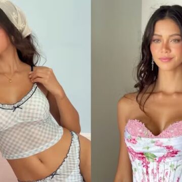 Namorada modelo de Carrascal faz ensaio na China e ganha elogio do jogador do Flamengo: ‘Cosita Bella’