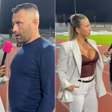 Técnico viraliza ao evitar olhar para repórter durante entrevista