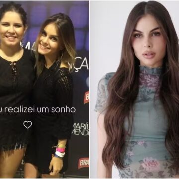 Amanda Kimberlly resgata foto com Marília Mendonça: ‘Aperta o coração’