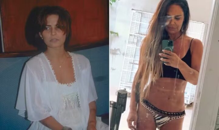 Aos 50 anos, atriz afastada da TV reaparece nas redes sociais com fotos de biquíni