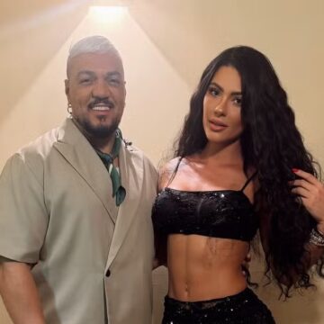 Belo é flagrado com outra mulher e discute com Rayane Figliuzzi em shopping