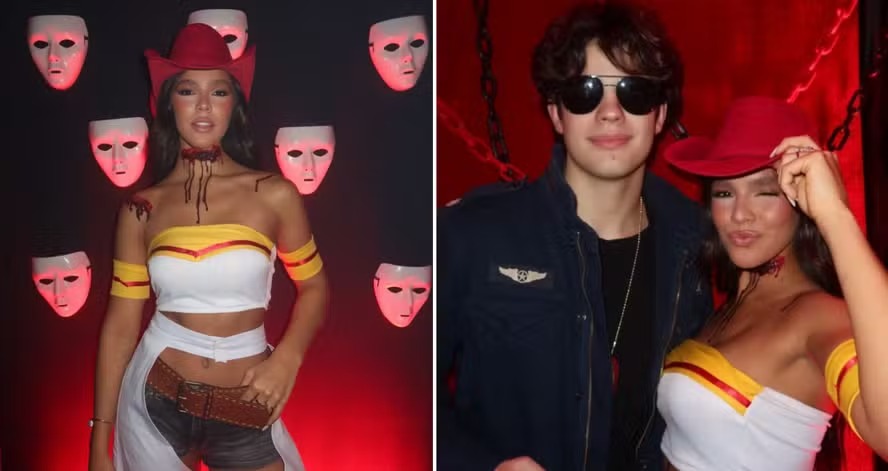 Ex nora de Angélica e Huck, Duda Guerra aparece em festa acompanhada pelo caçula de Faustão
