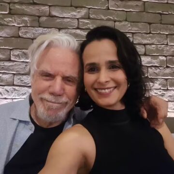 Aos 89, Reginaldo Faria celebra o aniversário de 41 anos da namorada