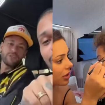 ‘Tá de sacanagem?’: Neymar se revolta ao ver a filha vestida com camisa do Palmeiras