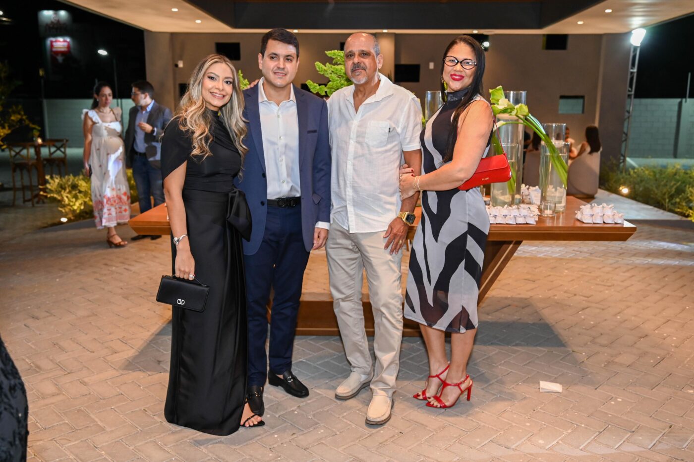Larissa, Osvaldo Cerqueira, Luciano e Dianna Bastos