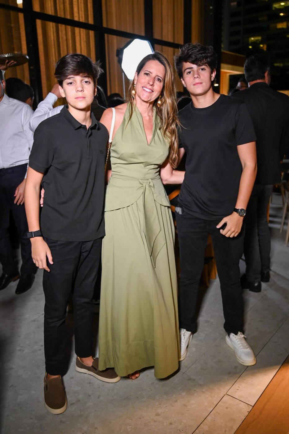 Alexandre, Lilian e Daniel Muniz