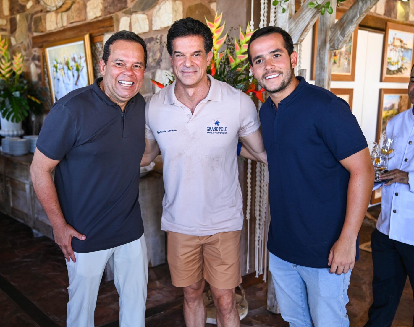 Geraldo Júnior, Modezil Cerqueira e Matheus Ferreira 