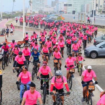 Pedal Outubro Rosa chega à 9ª edição neste domingo (18), em Salvador; veja como participar