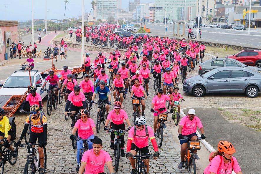 Pedal Outubro Rosa chega à 9ª edição neste domingo (18), em Salvador; veja como participar