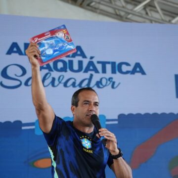 Bruno Reis anuncia ampliação para 3 mil vagas em aulas gratuitas de natação na Arena Aquática Salvador