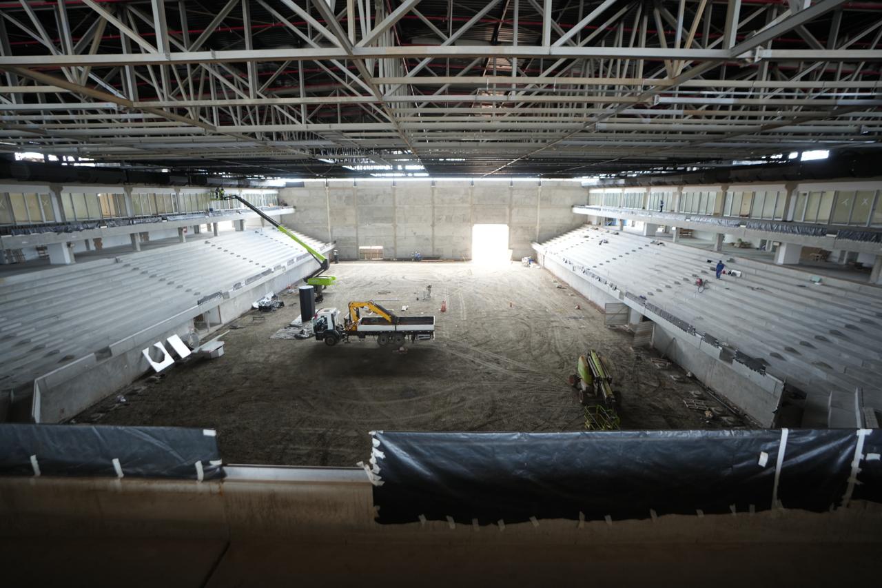 Nova arena de Salvador chega a 80% das obras e terá capacidade para 12 mil pessoas