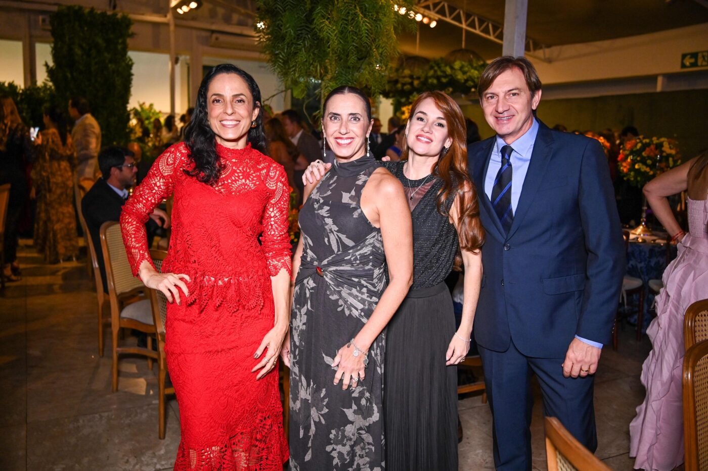 Karina Brito, Mirela Gedeon, Daiane e André Phodorodeski