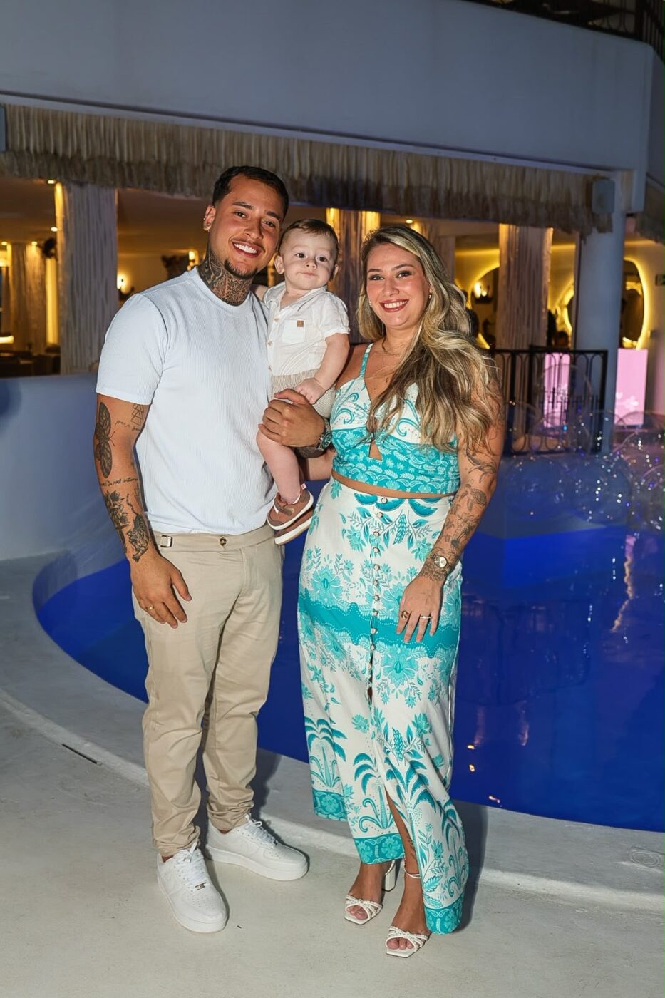 Guilherme, Enrico Serra e Laisa Piselli