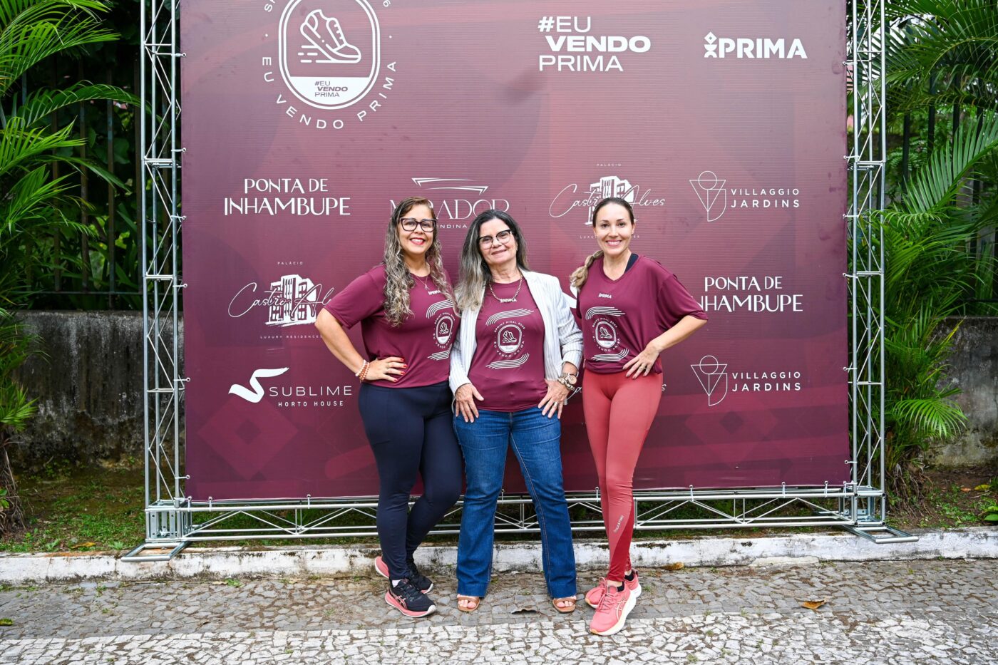 Daniela Almeida, Adalgiza Contreiras e Sandra Sampaio
