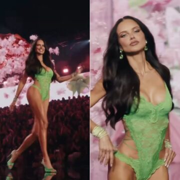 Baiana Adriana Lima desfila pela 21ª vez para a Victoria’s Secret