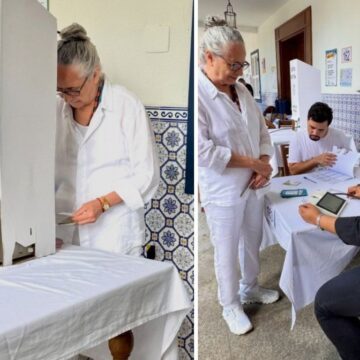 Maria Bethânia vota em colégio eleitoral no Rio de Janeiro: ‘Cumprindo direito de cidadã’