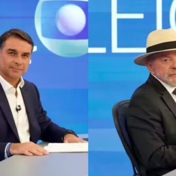 É hoje! Lula e Flávio Bolsonaro participam de debate presidencial na Globo; veja horário