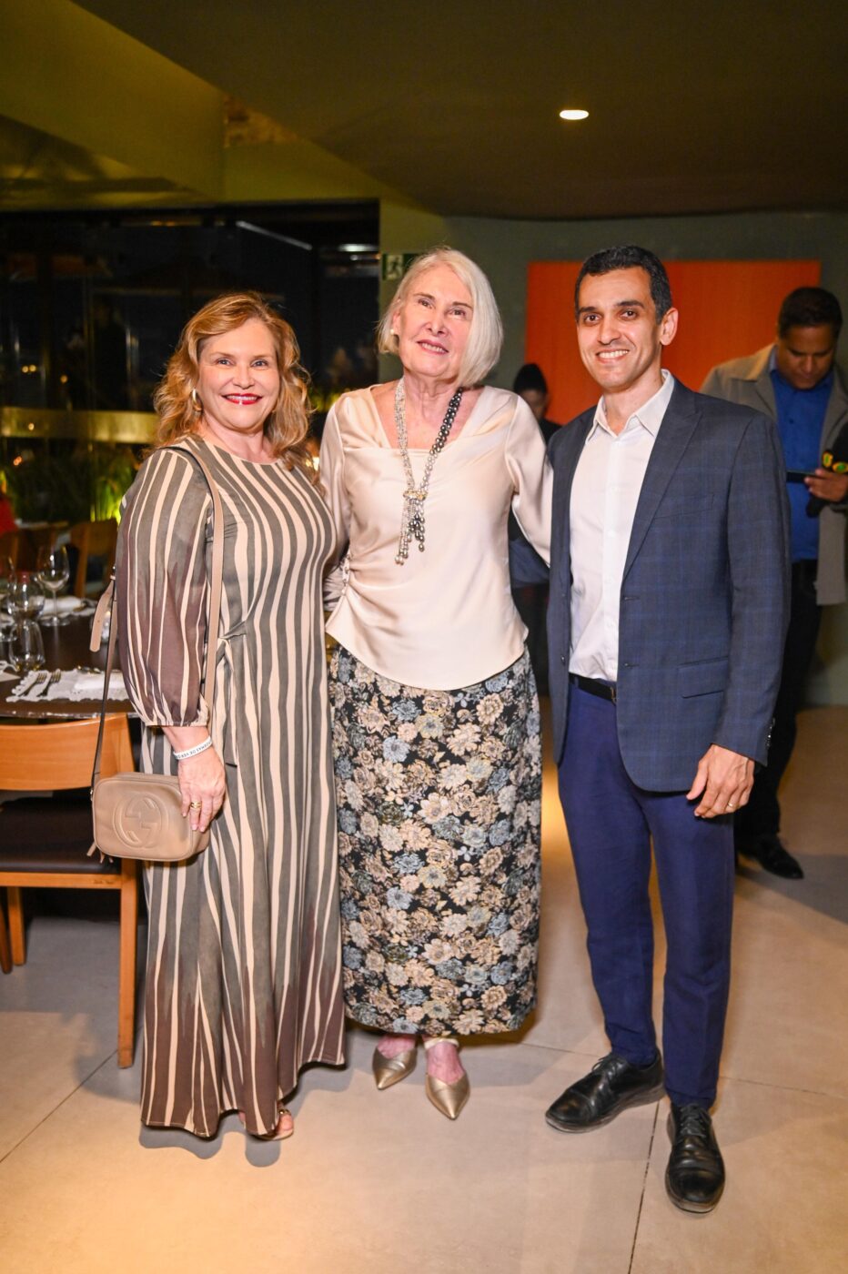 Consuelo Albam, Heliana Diniz e Paulo Marques 