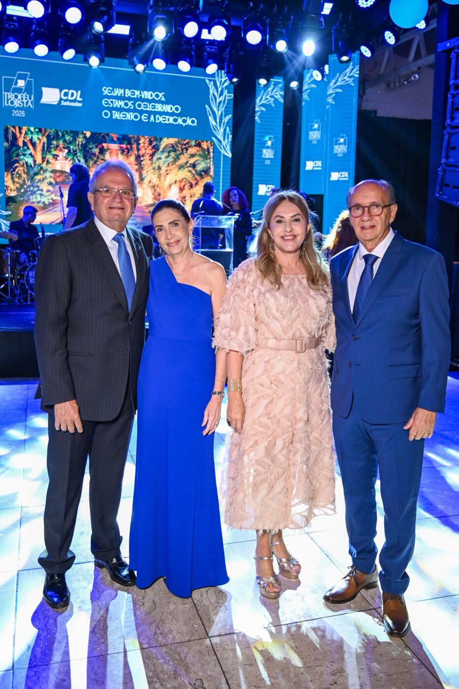 Antoine, Katia Tawil, Ivone e Alberto Nunes