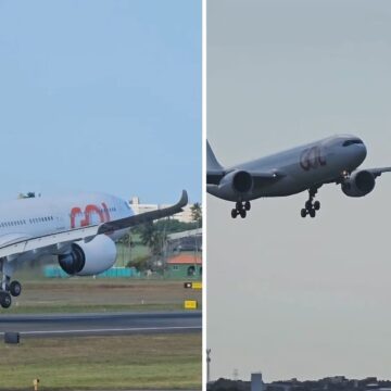 Pela primeira vez, novo Airbus A330 da Gol pousa em Salvador; avião tem capacidade para transportar 300 pessoas