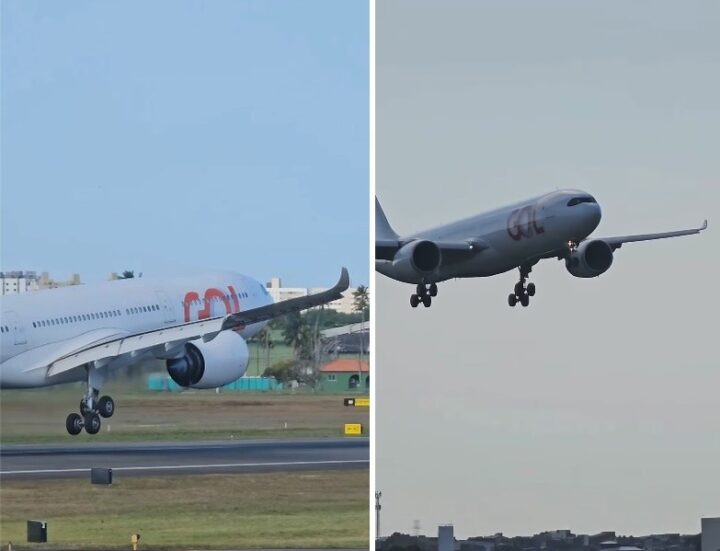 Pela primeira vez, novo Airbus A330 da Gol pousa em Salvador; avião tem capacidade para transportar 300 pessoas