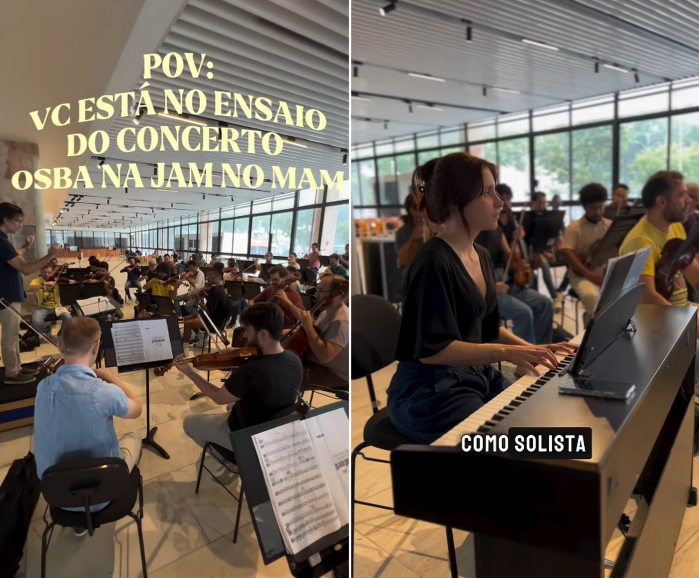 Osba ensaia para sua participação especial no Jam no MAM do próximo sábado