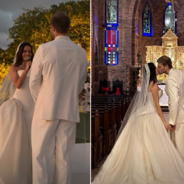 Juliette relembra início do romance e se declara nos votos de casamento: ‘Me fez querer ficar’