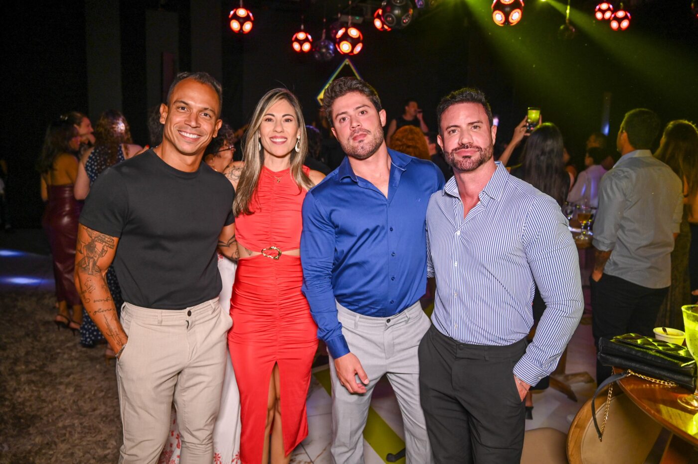 Rafael Gazineu, Adriana Souza, Mateus Moutinho e Fabio Fazio