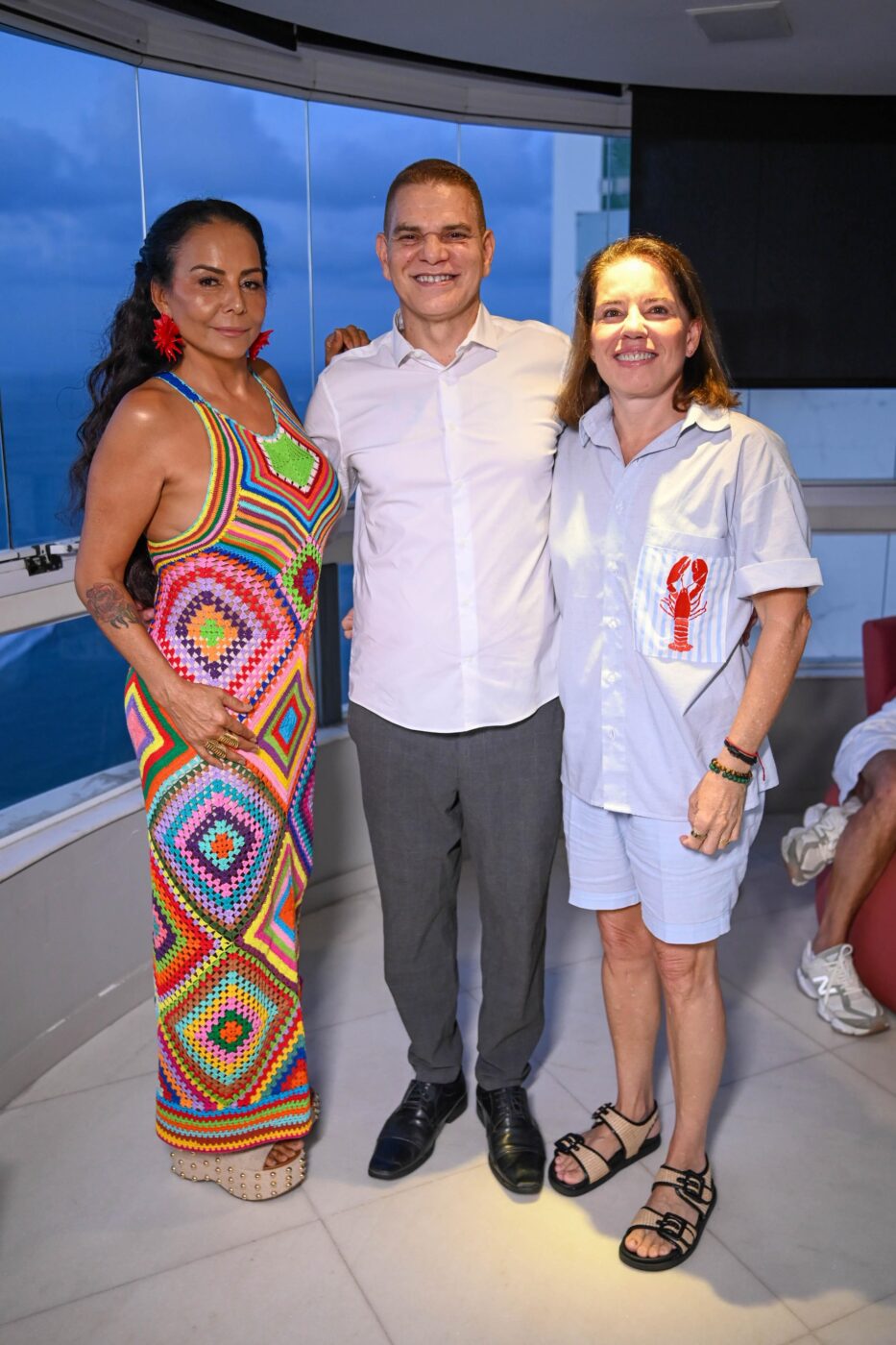 Gil Santos, Sidnei Queiroz e Denise Bezerra 