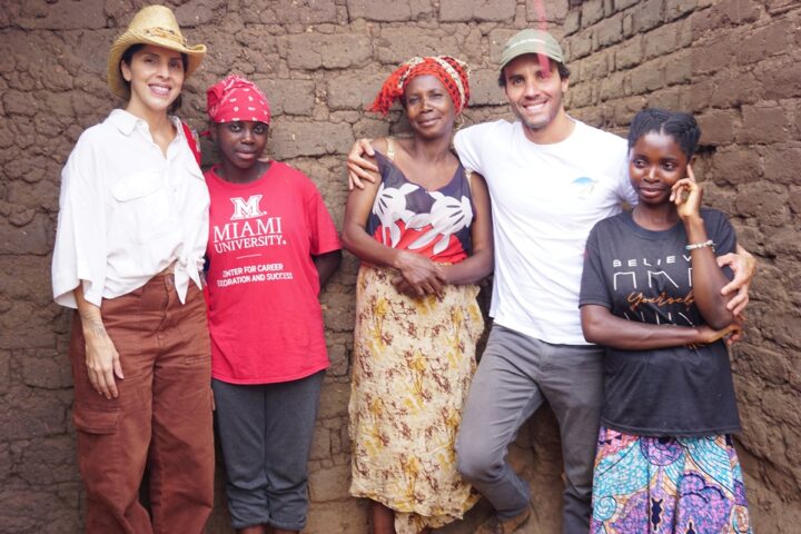 Daniel Cady faz trabalho voluntário na África e mostra realidade de campo de refugiados