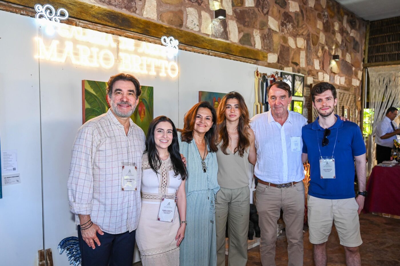 Mário, isabella Britto, Raquel, Indira, Andreas Krattiger e Iago Segato