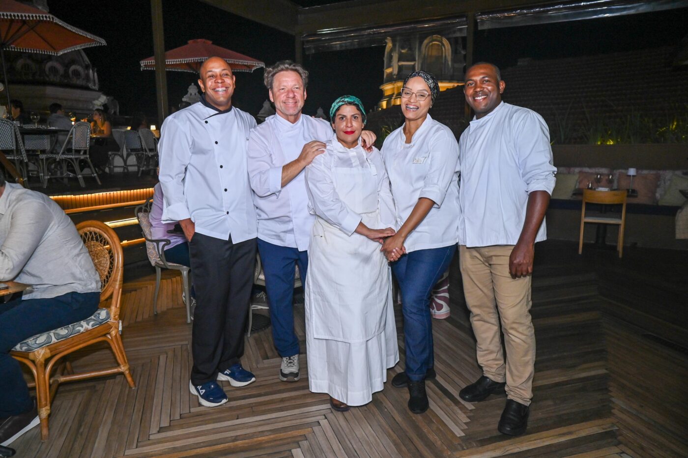 Zezito Ornelas, Claude Troisgros,  Angeluci Figueiredo, Jamile Pires e André Freitas