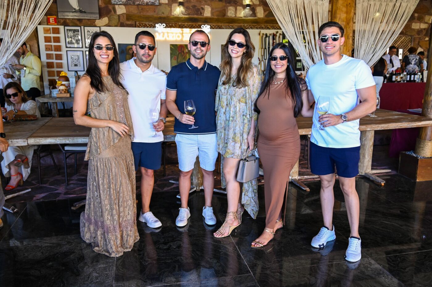 Larissa Albuquerque, Fernnando Borges, Rafael, Jessica Fontes, Amanda Valverde e Beto Cerqueira